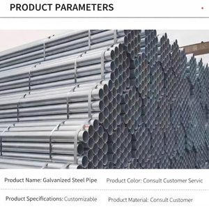 ASTM A53 оцинкованная рама, парниковая стальная труба 1 1/2 дюйма, конструкционная стальная труба, производитель в Тяньцзине - Product Image 5