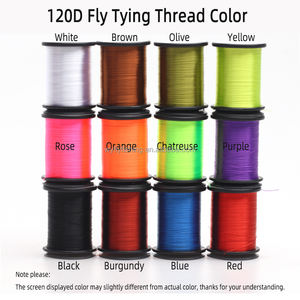 Hilo para atar moscas de primera calidad al por mayor 75D/100D/120D material plano fuerte de seda ligera para pesca en agua dulce y salada - Product Image 6