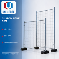 Clôture temporaire en métal thermolaqué, couleur personnalisée, panneau portable avec base amovible pour événements, fournie directement par l'usine