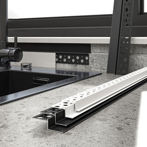 Profil de finition de rebord de fenêtre en alliage d'aluminium moderne pré-intégré pour un étanchéité résistante aux intempéries - Product Image 4