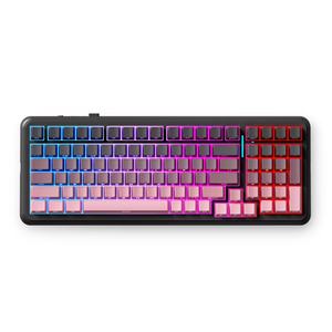 MCHOSE K99V2 Gamer TKL filaire 98 touches multimédia clavier mécanique Hotswap Kailh marque aluminium ABS anglais couleur Clavier <span class=keywords><strong>Gaming</strong></span> - Product Image 1