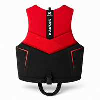 Gilet de flottabilité en néoprène 50N pour jet ski, wakeboard, kayak, navigation, fermeture éclair réglable, gilet de sports nautiques