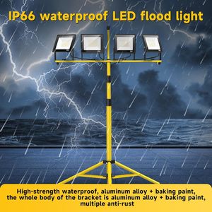 Plug in <b>Led</b> Work <b>Light</b> With Stand 28000 Lumen 110V/220-240V 4 Adjustable Head Outdoor Flood <b>Lights</b> WD-460T2 Plug in <b>LED</b> Work Lig - Product Image 3