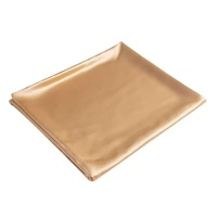 Tessuto Satinato 74% Acetato 26% Poliestere 220gsm, Tessuto Pesante Lucido e Vellutato con Finitura Lucida per Abiti da Sposa