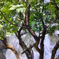 Arbre en laque artificielle, plante verte, combinaison de bonsaï, aménagement paysager, décoration intérieure et extérieure, centre commercial, hôtel, décoration de sol