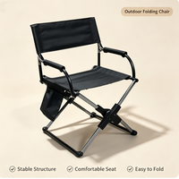 Chaise de Réalisateur Pliante Personnalisable avec Logo pour l'Extérieur – Légère, pour Adultes, Camping, Pique-nique, Pêche, Plage