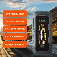 UltraFire 4-en-1 22200mAh 12V Démarreur portable pour voiture/camion, bloc d'alimentation pour batterie, éclairage LED, kit d'outils d'urgence 3000A 6