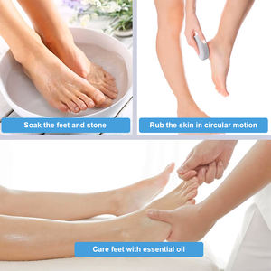 Kaimi-Herramienta de limpieza corporal personalizada, juego de regalo de spa, incluye esponja de ducha, diadema de lufa, muñequera, piedra pómez, Kit de exfoliación de pies - Product Image 5