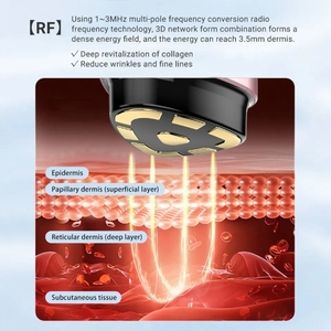 جهاز شدّ البشرة الاحترافي المحمول اللاسلكي من Microcurrent تقنية كورية لشد الوجه وتجاعيد الوجه - Product Image 5