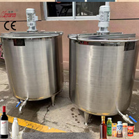 Cuve de mélange industrielle HUATAI 304 en acier inoxydable avec moteur électrique AC, double vis à ruban, chauffage électrique, 500L, mélangeur de liquides haute sécurité