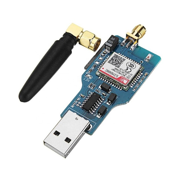 Taidacent Slot Memory USB Sim800c Development Board Quad Band 900 1800 MHz Low Price GSM GPRS Module With SMS Receiver