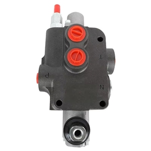 HUADEYEYA Válvula de control direccional manual de 3 vías y 4 posiciones NPT BSP de 3/8", 1/2", 3/4", 1" con 40 L/M y 250 BAR - Product Image 1
