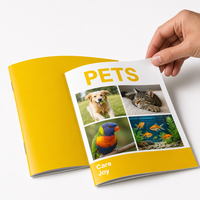 Service d'impression de livres personnalisés à bas prix à Jiangsu pour catalogue d'entreprise, brochure, dépliant avec papier couché