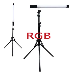 Lampu Strip Led Tabung Foto Luar Ruangan 70Cm, Lampu Foto Luar Ruangan Dmx RGB 320 LED Panggung Video Studio Pencahayaan Fotografi