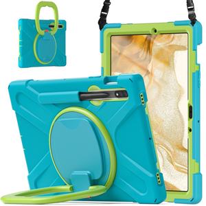 Per Samsung Galaxy Tab S7 11 "2020 T870/S8 2021 <span class=keywords><strong>X700</strong></span> / S9 2023 X710/X716B/X718U Cover con cavalletto a rotazione 360 - Product Image 6