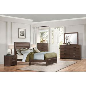 Nordic Minimalist Solid Wood Bed Frame, Platform Bed with <b>Headboard</b>, Easy Assembly Bedroom Furniture - Product Image 5