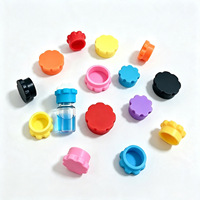 Bouchon d'extrémité en caoutchouc silicone flexible, hermétique, anti-poussière, pour flacon en verre de 3 ml et 5 ml (vaccin, sérum)