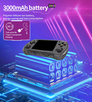 Nouveau POWKIDDY X35H Console de jeu portable rétro RK3566 POWKIDDYOS 3.5 pouces poche Open Source 26 + simulateurs Joystick à effet Hall