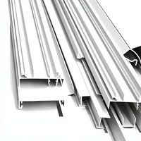 Profils d'extrusion en alliage d'aluminium modernes et personnalisés, revêtus et anti-corrosion, pour portes/fenêtres architecturales extérieures |   Durable