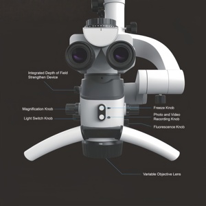 Nha khoa Full HD 3D Kính hiển vi với built-in 4k Camera Miệng kính hiển vi Phóng đại ống kính phóng đại, LED nguồn ánh sáng - Product Image 3