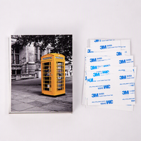 Kit de collage mural esthétique de 50 pièces, impressions photo de paysages urbains modernes de 4x6 pouces, tons jaunes et gris, décoration de chambre pour chambre à coucher, dortoir