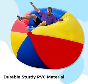 Pallone da Spiaggia Gonfiabile Gigante da 3 Metri, Palla da Piscina Divertente per Bambini e Adulti, Enorme Palla da Piscina per Giochi, Pallone da Spiaggia Pieghevole - Product Image 3