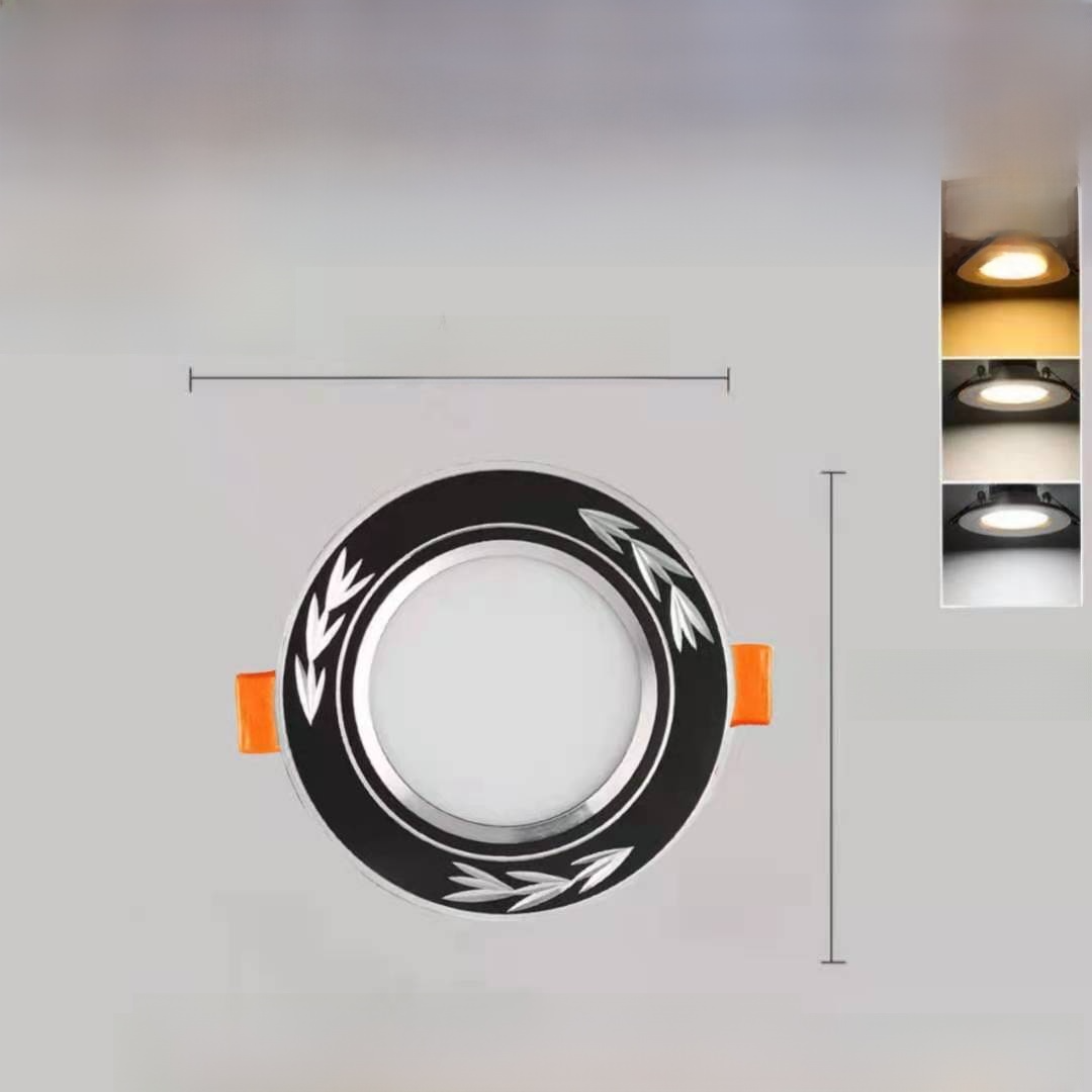 Feuille de bambou noire [tout en aluminium + fil de cuivre]