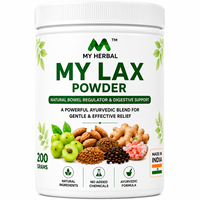 Poudre de Lax, produit ayurvédique traditionnel à base de plantes, avec un mélange d'extraits végétaux soigneusement sélectionnés, étiquette privée, vente en gros