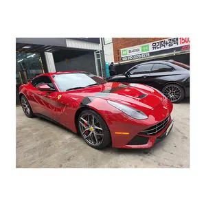Hot sale of well-maintained red body and red seats supercar F12 Berlinetta short range 29000 km used sports car