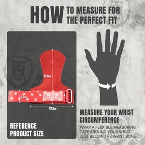 Poignées de musculation professionnelles antidérapantes en microfibre double 3,5 mm avec logo personnalisé et sangles de soutien pour les poignets - Product Image 5