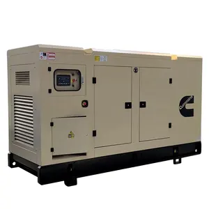 Factory use diesel generator noise proof 65db 100kva 80kw Cummins engine super silent type high quality hot sale