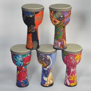 Djepe instrumen perkusi Drum, hadiah gaya Afrika Barat Bongo periksa instrumen perkusi untuk pemula