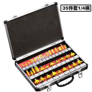 Jeu de têtes de fraise à bois 35 pièces pour machine à tailler Support personnalisé ODM et OEM - Product Image 3