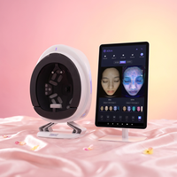 Analyseur de peau portable 21,5 pouces à 3 caméras, machine d'analyse cutanée Q2 pour le Royaume-Uni et l'Asie, analyseur de peau 3D AI, diagnostic cutané du visage, traitement de l'acné