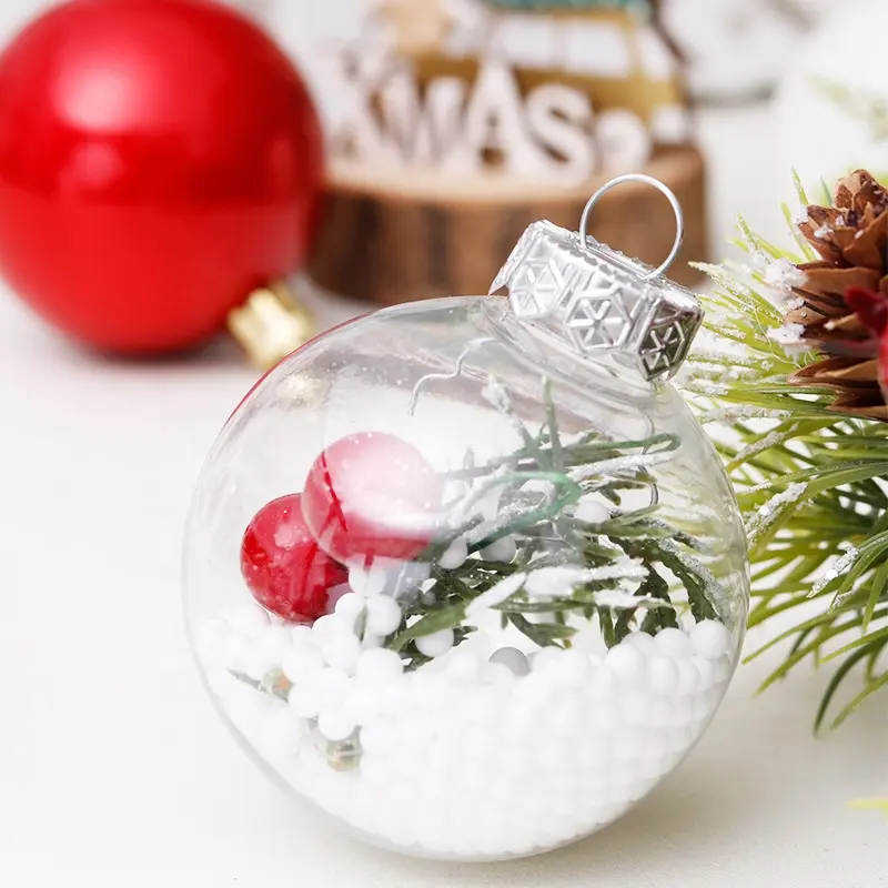 家の装飾のためのプラスチック製のクリスマスボールの飾りクリスマスの装飾
