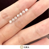 Perles rondes en moissanite synthétique Telula, nouvelle forme à facettes, perles de chapelet, couleur noire avec effet de jeu de lumière/feu pour la fabrication de bijoux