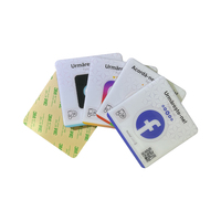 Impression personnalisée Rfid Google Review Card Puce Review Card Pvc Metal Tiktok Facebook Google Nfc Review Card