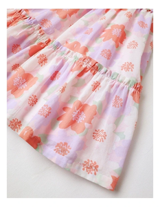 Robe d'été en coton pour filles avec tissu léger et respirant conçu pour un confort tout au long de la journée, tenue scolaire, jeu et week-end - Product Image 4