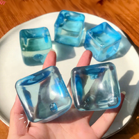 Juguete sensorial blando en forma de cubo de hielo, creativo y seguro; elaborado con materiales no tóxicos, ideal para la