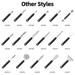 독수리 주방 요리사 도구 EU 시장 6 1/2 "스테인레스 스틸 야채 필러 접시 세척 안전 플라스틱 손잡이 감자 필러 - Product Image 6