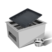 Grilles de barbecue à charbon de bois carrées japonaises de haute qualité