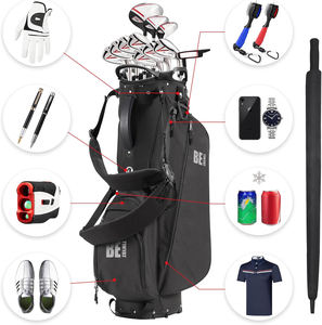 टिनॉट हल्के गोल्फ स्टैंड बैग 7 तरह से फुल-लेंथ डिवाइडर के साथ 5 जिपड जेप्स स्वचालित रूप से समायोज्य दोहरी पट्टियाँ डिजाइन - Product Image 2