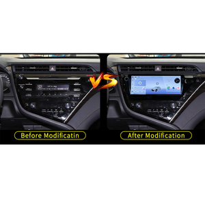 Autoradio Android 13 8 cœurs 12,3 pouces pour Toyota Camry 2018 4 Go + 64 Go CarPlay 5G WiFi Navigation GPS intégrée Écran tactile HD - Product Image 2