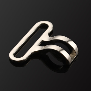 Hebilla Metálica Jiuyuan de Aleación Plateada, Accesorio Duradero para Bolsos y Ropa - Product Image 2