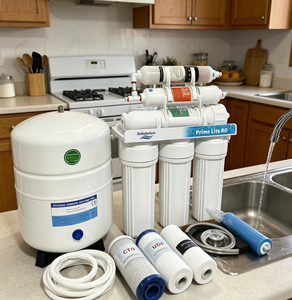 Purificateur d'eau domestique sous évier à osmose inverse 5 étapes personnalisé avec pompe et filtre gratuit – Caractéristiques - Product Image 1