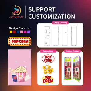 Mesin Penjual Popcorn Otomatis Joyfunplay 24 Jam dengan Pembayaran Koin, Kode QR, dan Kartu untuk Bioskop dan Supermarket - Product Image 1