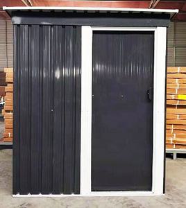 Abri de jardin de stockage d'outils de mobilier d'extérieur en métal robuste avec <span class=keywords><strong>porte</strong></span> coulissante simple - Product Image 4