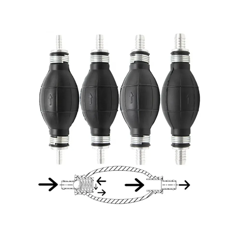 Hand kraftstoff pumpen leitung Gummi Aluminium Hand primer Glühlampe Dieselöl transfer Benzin ID 6mm/8mm/10mm/12mm