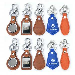 Llavero de Cuero Personalizado al por Mayor con Logotipo, Regalo de Recuerdo, Llavero de Coche de Cuero PU de Alta Calidad, Regalo Promocional Empresarial - Product Image 3