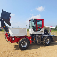 Camión Mezclador de Concreto Autocargable 4x4 con Motor Diésel, Mezcladora de Cemento Móvil para Construcción